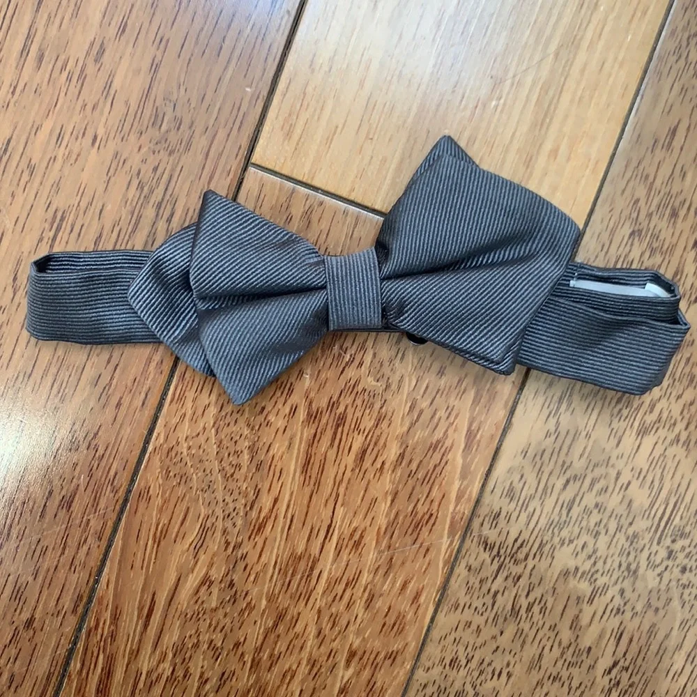 Nordstrom | Adjustable Bow tie Gray kids